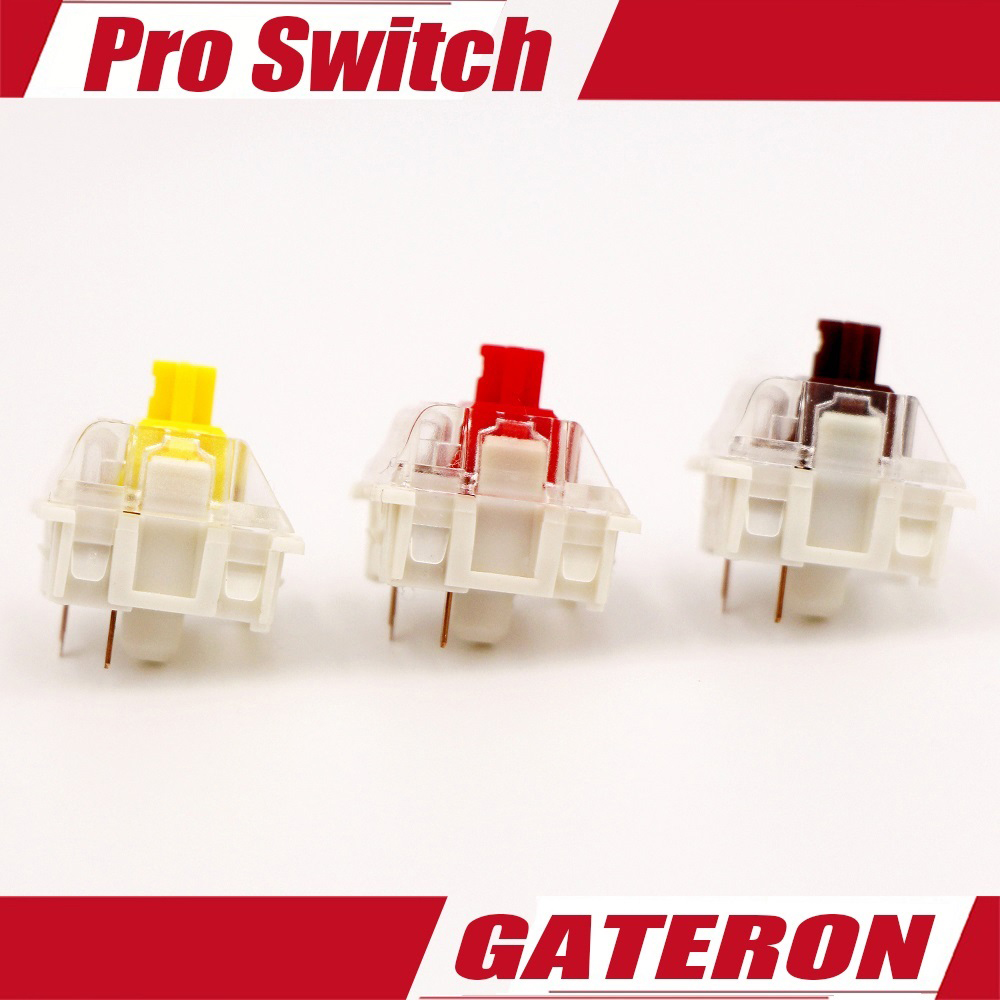 Gateron Switch Linear Tactile - Gateron 기계식 키보드 스위치, 옐로우 프로