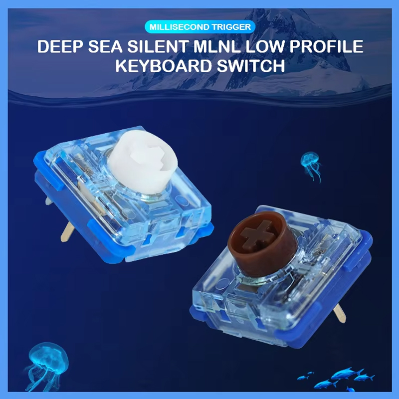 Silent Switch Mechanical Keyboard - Kailh 심해 자동 로우 프로파일 키보드