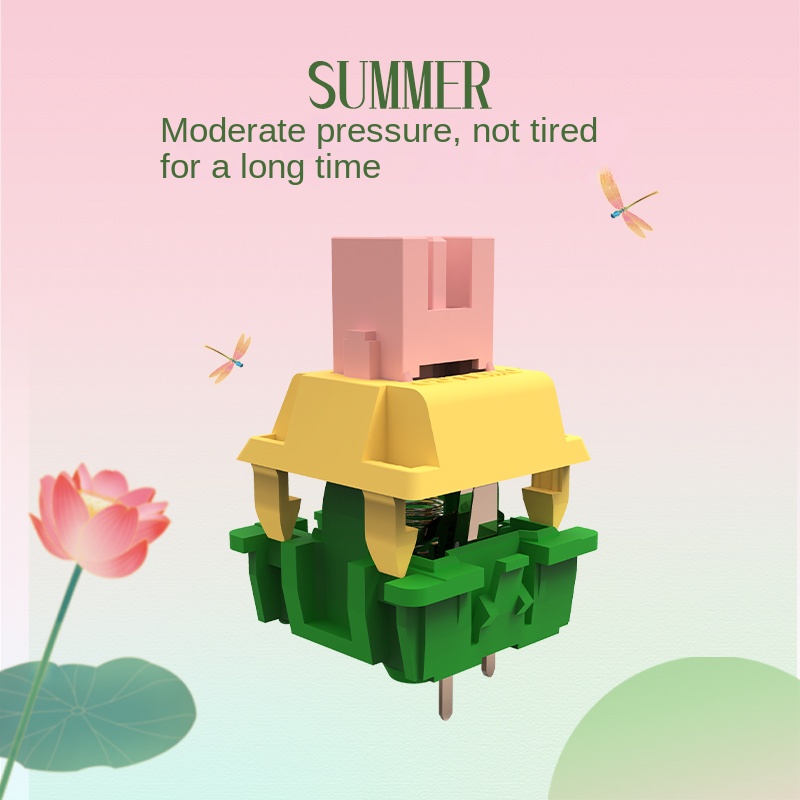 아우테무 로터스 스위치 45g 리니어 프리루브드 3핀  - Keyboard Switch Lubed Linear 45G 리뷰 및 가격
