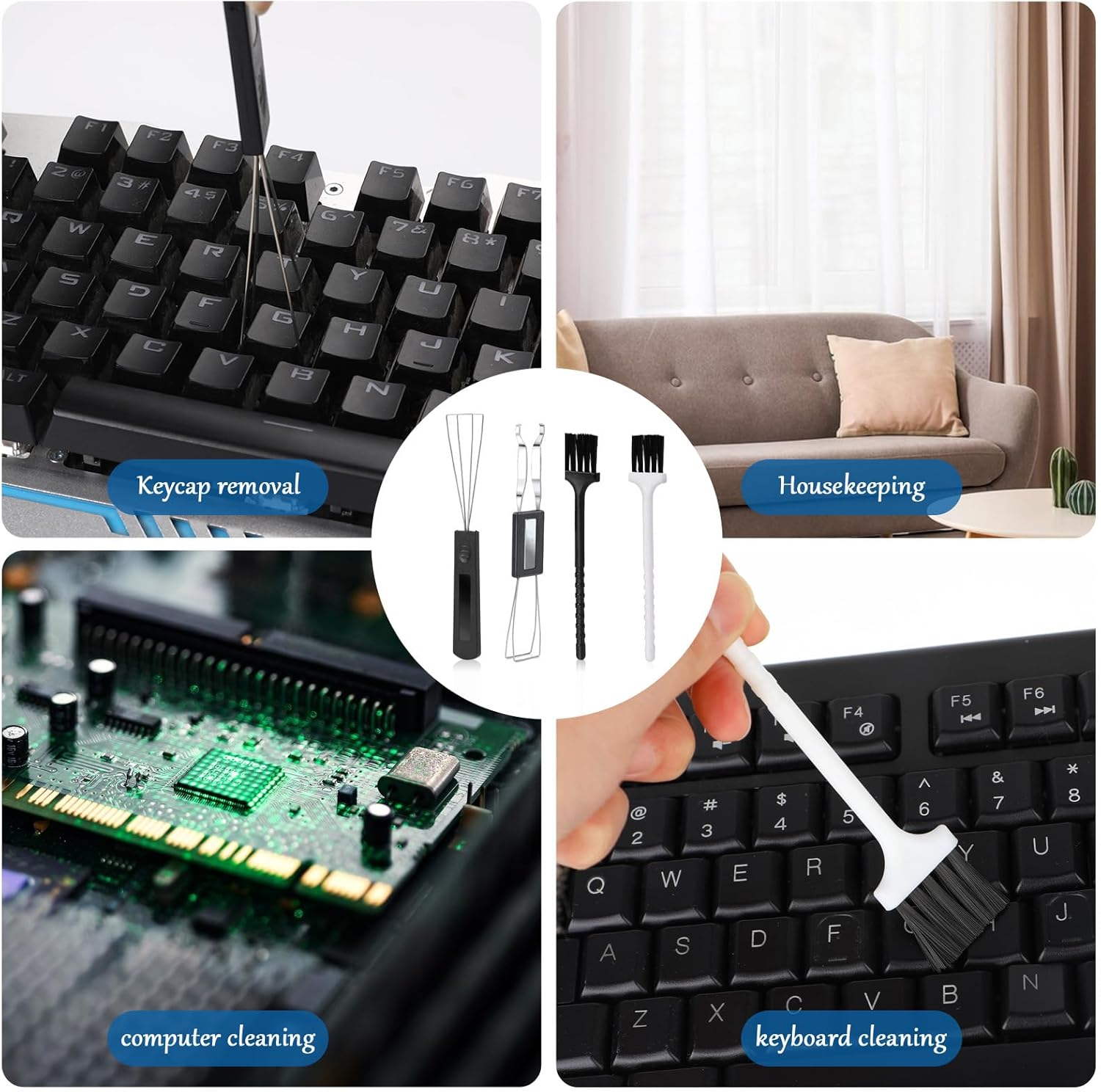 1 세트 키캡 제거 도구 세트, 2개의 스테인레스 스틸 - Switch Puller Keycap Puller Kit 리뷰 및 가격