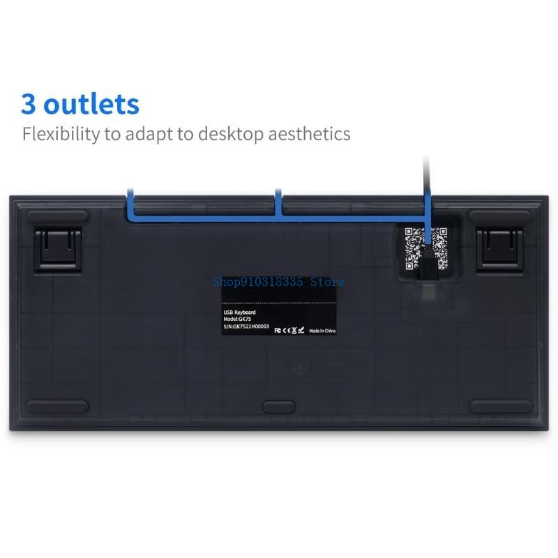 RGB 핫스왑 가능 유선 키보드 지원 듀얼 시스템 광  - Optical Switch Keyboard Hotswap 리뷰 및 가격