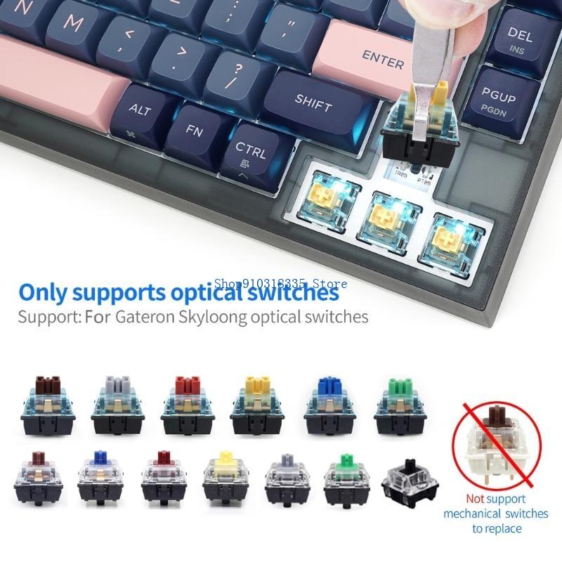 RGB 핫스왑 가능 유선 키보드 지원 듀얼 시스템 광  - Optical Switch Keyboard Hotswap 리뷰 및 가격