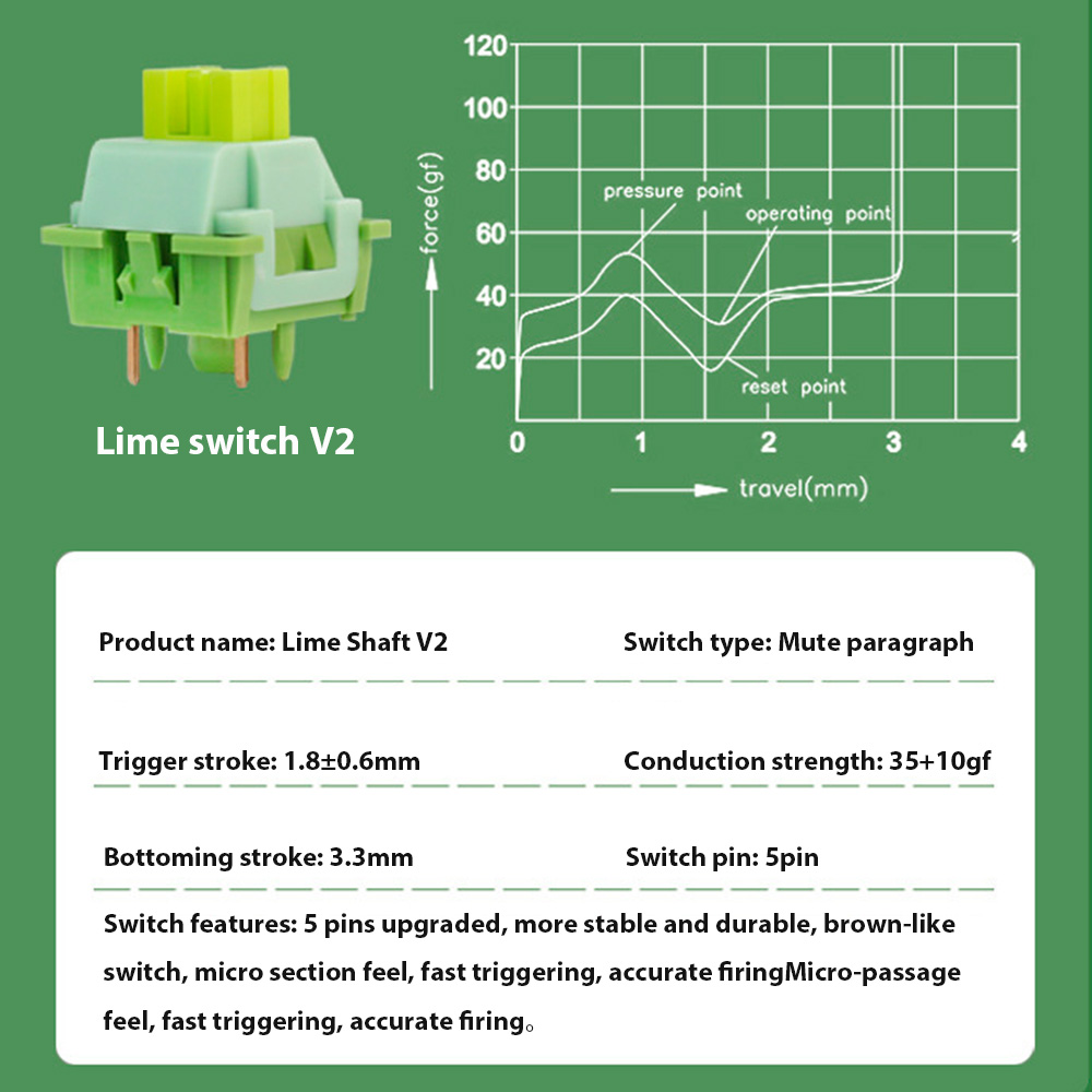 기계식 키보드 스위치 무소음 라임 V2 V3 스위치,  - Silent Switch Mechanical Keyboard 리뷰 및 가격