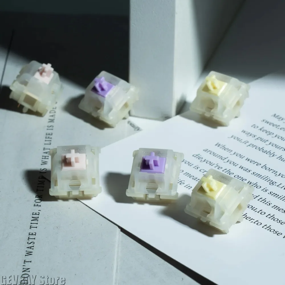 10개입/팩, 게이터론 KS-3X1 밀키 프로 시리즈  - Gateron Switch Linear Tactile 리뷰 및 가격