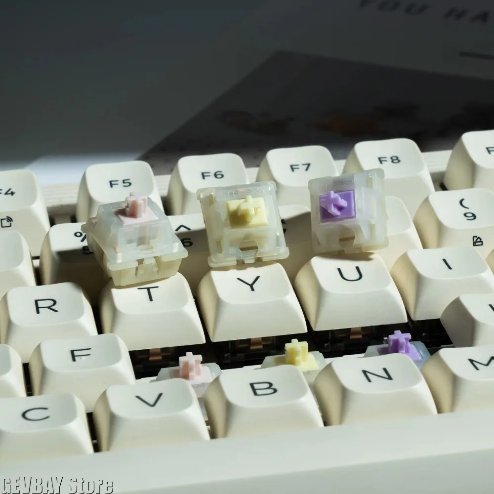 10개입/팩, 게이터론 KS-3X1 밀키 프로 시리즈  - Gateron Switch Linear Tactile 리뷰 및 가격