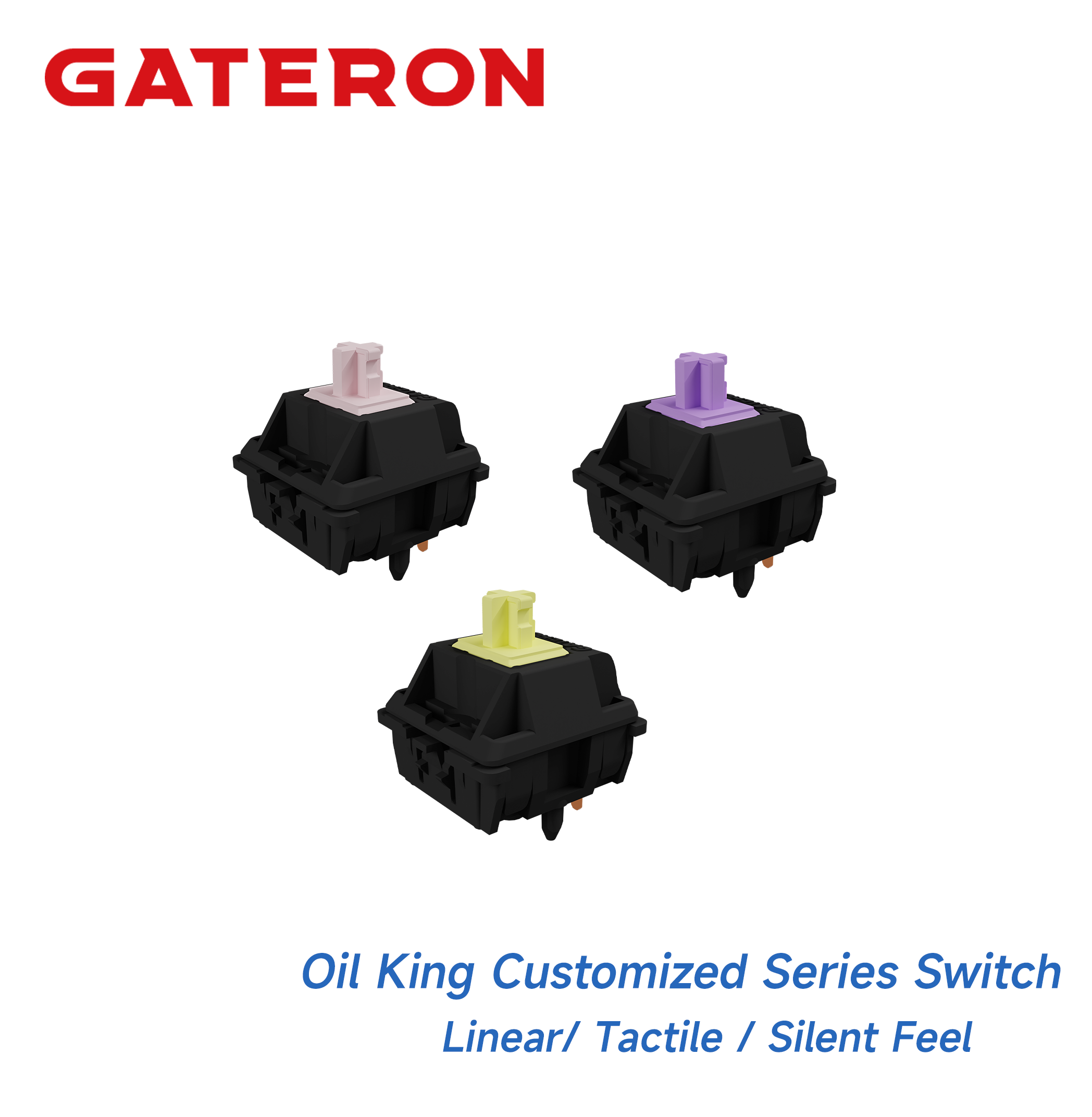 게이트론 오일 킹 패밀리어 시리즈 스위치 리니어 택타일 - Gateron Switch Linear Tactile 리뷰 및 가격