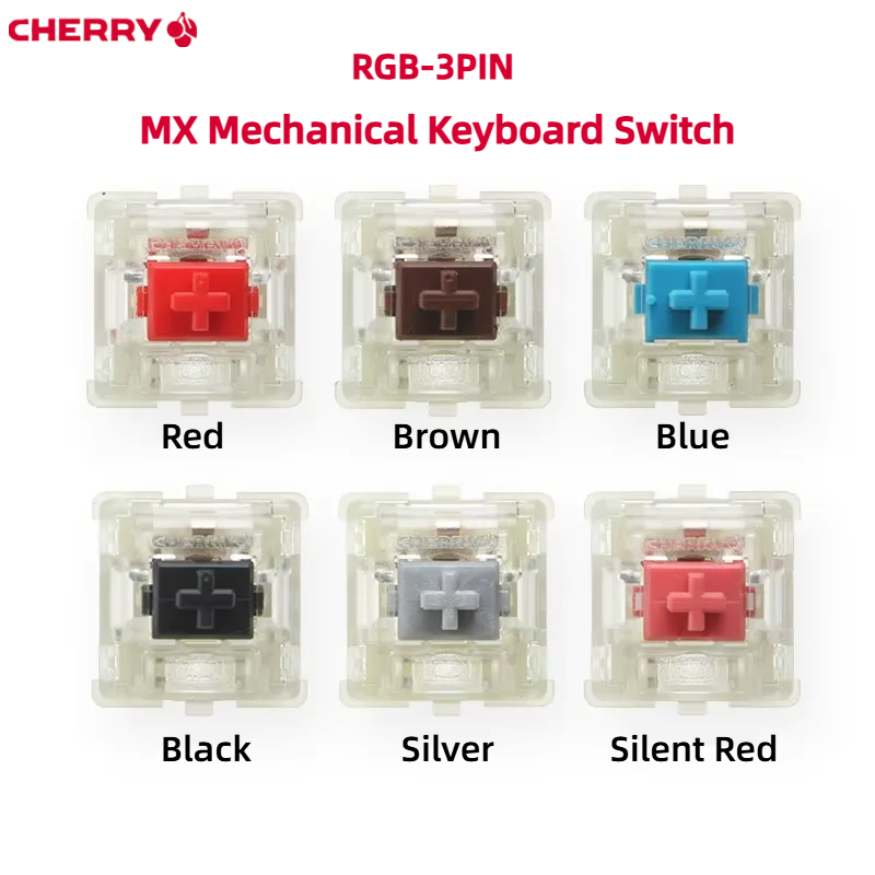 새로운 정품 체리 MX 기계식 키보드 스위치 실버 레드 - Cherry Mx Switch Blue Brown Red 리뷰 및 가격