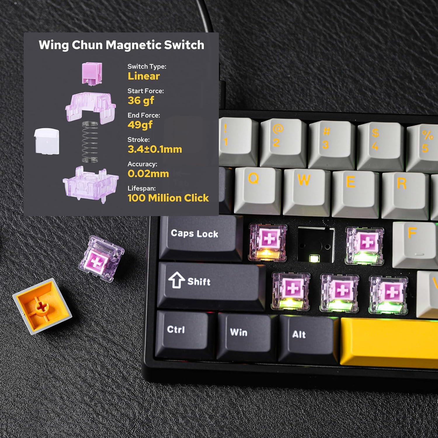 AULA WIN60 HE 60% Max Pro 마그네틱 - Hall Effect Magnetic Switch Keyboard 리뷰 및 가격