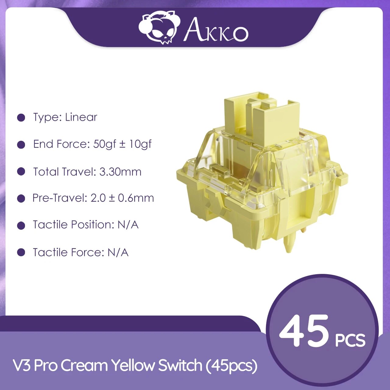 Akko V3 Pro 스위치 기계식 키보드 용 촉각/선 - Gateron Switch Linear Tactile 리뷰 및 가격