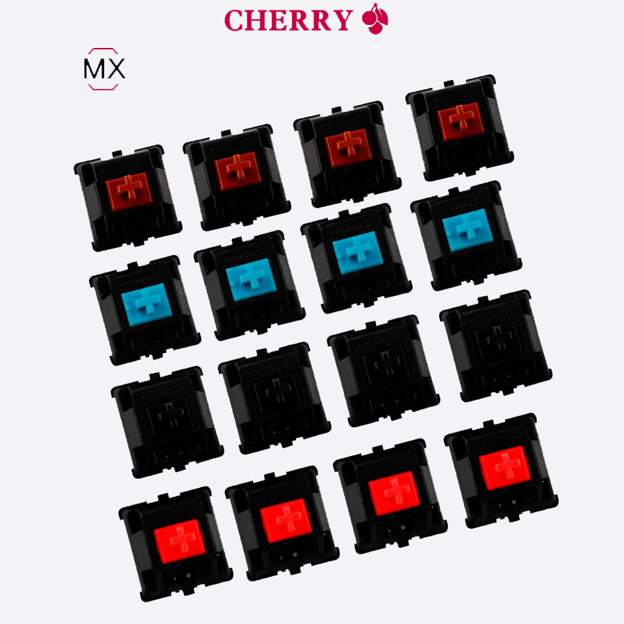 원래 MX 체리 기계식 스위치 블랙 블루 레드 브라운  - Cherry Mx Switch Blue Brown Red 리뷰 및 가격