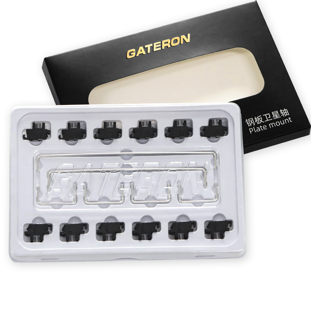 Gateron 블랙 플레이트 마운트 안정기 위성 축 2 - Keyboard Stabilizer Screw In 리뷰 및 가격