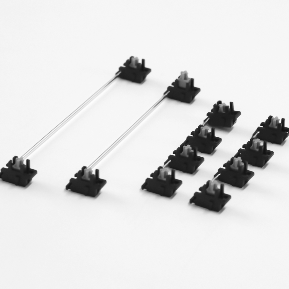 Gateron 블랙 플레이트 마운트 안정기 위성 축 2 - Keyboard Stabilizer Screw In 리뷰 및 가격