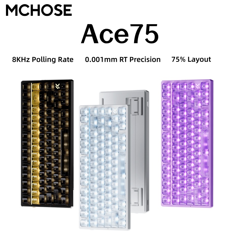 MCHOSE Ace75 마그네틱 스위치 키보드, 75% - Hall Effect Magnetic Switch Keyboard 리뷰 및 가격