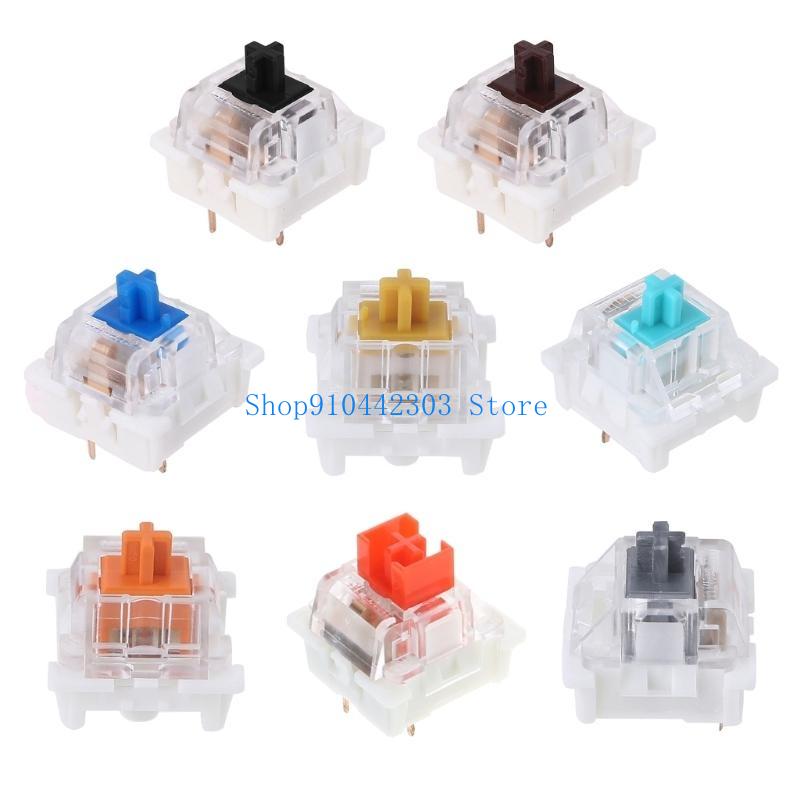 652F RGB 게이밍 스위치 Clicky 스위치 기계 - Mechanical Keyboard Switch Set 110Pcs 리뷰 및 가격