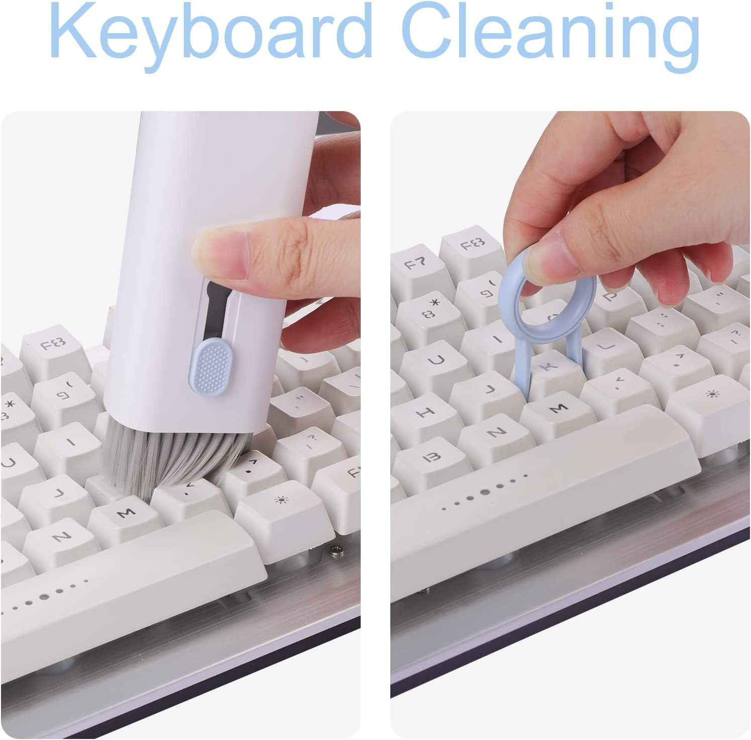 7-in-1 헤드셋 청소 브러시 세트, 키보드 청소 펜 - Switch Puller Keycap Puller Kit 리뷰 및 가격